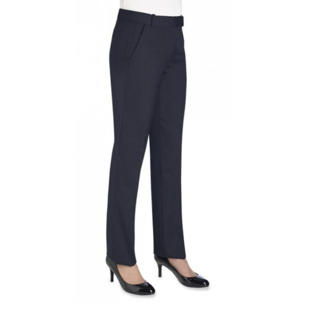 Brook Taverner Astoria Pant Women 8L Tailored Performance Trouser 2262A Navy NEW